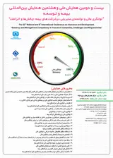 شبیه سازی وقوع زلزله تهران در سطح توانگری مالی موسسات بیمه در ایران