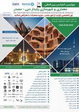 شاخصه های معماری پایدار وبررسی آن برای ساختمان های بلند مرتبه مسکونی در راستای صرفه جویی مصرف انرژی(در شهر مشهد)