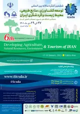 ارزیابی بهره وری آب در بخش کشاورزی ایران؛ کابرد تحلیل پوششی داده ها